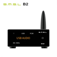 SMSL B2 USB/Bluetooth 5.1 Audio Receiver converter CS43131 decoding chip LDAC Bluetooth USB DAC Coaxial/Optical/RCA Output