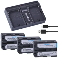 Durapro 3 x For Sony NP-FM500H FM500H Camera Bateria + USB Dual Charger For Sony A57 A65 A77 A99 A350 A550 A580 A900 Battery