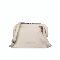 【BRAUN BUFFEL 德國小金牛】台灣總代理 安娜克 斜背包-粉筆白(BF811-02-CK)