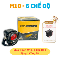 Đèn LED Trợ Sáng M10 ZED LIGHT (2 Phiên Bản) - 25W Chống Nước IP68 Lắp Oto Xe Máy - Bảo Hành 24 Thán