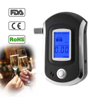 Digital Breath Alcohol Tester Mini Professional Police Alcohol Tester Breath Drunk Driving Analyzer LCD Screen