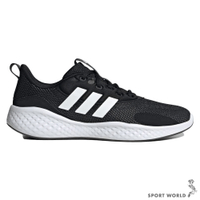 【下殺】Adidas 慢跑鞋 男鞋 緩衝 FLUIDFLOW 3.0 黑【運動世界】IG9835