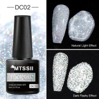 MTSSII 7ml Neon Rubber Base Gel Color Nail Gel Bright Color Varnish Nail  Polish