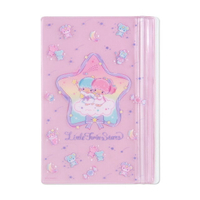 小禮堂 雙子星 B6手帳專用夾鏈袋 (粉色款)