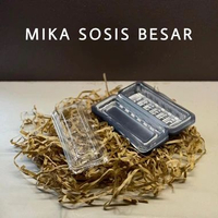 (50 Pcs) Mika Sosis Besar / Tray Sosis Besar / Mika Hot Dog Besar / Tray Mika Kue Mochi Marshmallow 