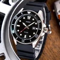 【CASIO 卡西歐】槍魚同款系列 水鬼潛水錶/黑(MDV-107-1A1VDF)