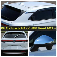 Rearview Mirror / Rear Window Wiper / Fog Lights Lamp Cover Trim For Honda HR-V HRV Vezel 2022 Exterior Refit Kit Accessories