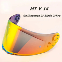 MT-V-14หมวกกันน็อค Visor สำหรับ MT รถจักรยานยนต์หมวกกันน็อคเท่านั้นสำหรับรุ่น RAPID PRO BLADE 2 SV REVENGE 2 TARGO หมวกกันน็อค Shield