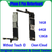 16GB 64GB 128GB Mainboard For Iphone 6 Plus 5.5inch Motherboard Original Unlocked Clean iCloud For Iphone 6 Plus Logic Board