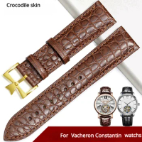 Alligator leather strap for Vacheron Constantin leather watch strap crocodile skin belt men's models 19mm 20mm 21mm 22mm