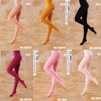 HASUKI 1/12 Female Soldier SA01 3D Stereoscopic Pantyhose Leggings Pink Socks for 6 Inch TBLeague doll T01 Figure Clothing