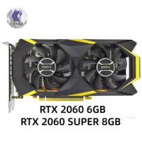 ASL GeForce RTX 2060 6GB RTX 2060 SUPER 8GD6 Graphic Cards GPU Map For NVIDIA RTX2060 series RTX2060 SUPER 8GB Video Card Used