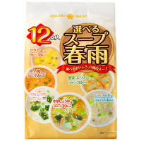 日本即食春雨 HIKARI MISO超美味冬粉湯蔬菜即時沖泡湯包低卡低熱量宵夜點心必備-日本製-現貨