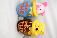 大賀屋 小豬 罐頭 抱枕 娃娃 玩偶 玩具 蜂蜜罐 迪士尼 小熊維尼 維尼熊 POOH disney 正版 授權 T00120246