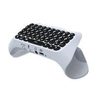 for PS5 Handle Controller Keyboard, Gamer Digital Mini Wireless Bluetooth Keyboard Chat Pad for Playstation 5