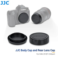 JJC Body Cap & Rear Lens Cap Canon EF/EF-S Mount Cameras and Lenses for Canon EOS R，EOS R5，EOS R6 , 