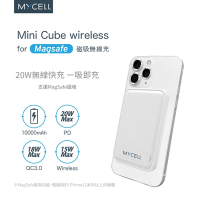 【MYCEll】PC-048 無線行動電源 MagSafe充電器 10000mAh PD+QC BSMI NCC雙認證