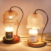 Lily of the Valley Aromatherapy Wax Melting Lamp, Table Lamp, Bedside Lamp, Smokeless Bedroom Decora