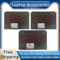 New For ASUS TUF Gaming FX504 FX504G FX80 ZX80G ZX80S FZ80G Replacemen Laptop Accessories European Keyboard With Backlight Black