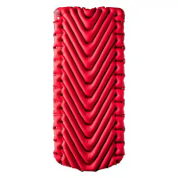 Klymit Insulated Static V Luxe Sleeping Pad, 76x30x3in, Red