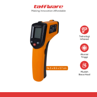 Taffware Termometer Industrial Digital Thermogun Infrared Backlit LCD - CX6001