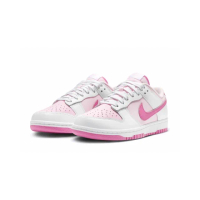 【NIKE 耐吉】W Dunk Low Hyper Pink 芭比粉 低筒 復古 休閒鞋 HQ1181-661