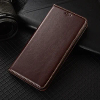 Magnet Genuine Leather Skin Flip Wallet Book Phone Case Cover On For Asus ZenFone 8 9 10 5G ZenFone10 Global 128/256/512 GB