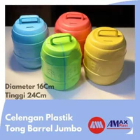 Celengan Plastik Barrel Gentong Kecil