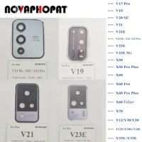Novaphopat Back Camera Glass Lens + Camera Lens Frame Cover Holder For Vivo V23E 5G X50 X50Pro Plus X60 Pro Plus Edge