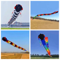 free shipping 18m Centipede Kite soft kite giant kite professional wind kites for adults kite line reel programmable toys flying