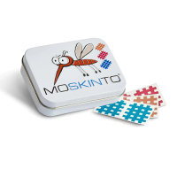 德國MOSKINTO 魔法格醫療用貼布 三色鐵盒款(42貼/盒 未滅菌/蚊蟲叮咬/止癢/消腫)