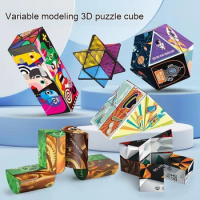 Antistress toys Magic Cube Fidget Teserac Fidget Relieve Stress and Anxiety Set tfor Adults Brain Development Puzzle Game Toys