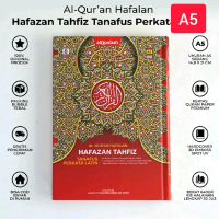 Al Qur'an Hafazan Tahfidz A5 Sedang terjemah Latin Alquran Hafalan 8 block warna