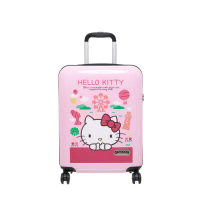 【OUTDOOR】Hello Kitty聯名款台灣景點行李箱-粉紅色-20吋 ODKT21A19PK