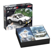【ToysRUs 玩具反斗城】Cada 頭文字D 1:12 豐田 AE86 藤原拓海 積木賽車(玩具 模型 積木 賽車)