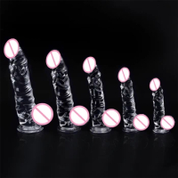 Realistic Jelly Dildos Artificial Penis With Suction Cup Dickies Sex Toys For Men Woman Vaginal G-Spot Stimulator Adult Supplies