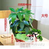 仿真綠植物盆栽塑料仿真花假花擺設家居客廳電視櫃茶幾裝飾品擺件  YTL【尾牙特惠】