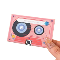 節日紀念錄音卡片2入(驚喜 音樂卡片 父親節 母親節 畢業跨年 生日派對 求婚告白 佈置)