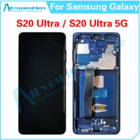 LCD Display Touch Screen Digitizer Assembly For Samsung Galaxy S20 Ultra 5G G988B/DS G988U G988F S20U Repair Parts Replacement