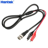 Dolphin/Gator Clip Cable BNC to Crocodile Clip USB Data Cable Oscilloscope Data Cable Multimeter Data Cable Hantek HT324