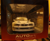 1/18 AutoartBMW M3 GTR Putih Rare