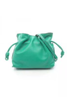 LOEWE Pre-Loved LOEWE flamenco clutch mini Shoulder bag leather green
