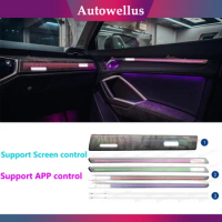 Car ambient light fit for Audi Q3 2019-2023 64-color special ambient light LED version ambient light high quality Ambient Light