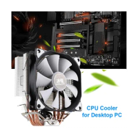 SNOWMAN M-T4 CPU Radiator 4 Heat Pipes 4-Pin PWM Desktop PC Radiator+Thermal Grease Kit Support LGA1700/1200/1150/1151/1155 CPU