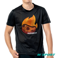 【MISPORT 運動迷】台灣製 運動上衣 T恤-貴足大牛排/運動排汗衫(MIT專利呼吸排汗衣)