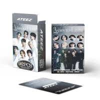 Bộ 92 thẻ lomo ATEEZ Ashes to Light phiên bản 2025 World Tour IN YOUR FANTASY - sticker, photocard, 