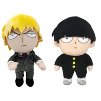 27cm Kawaii Mob Psycho 100 Plush Doll Toy Kageyama Shigeo Reigen Arataka Anime Stuffed Plushies Puppet Toy Kids Gift For Fans