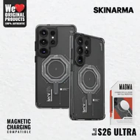 Case Skinarma For Samsung Galaxy S26 Ultra Magma Magsafe Compatible S26 Ultra Graphite