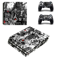 Ghost of Tsushima PS4 Pro Skin Sticker Decal Cover For PS4 Pro Console &amp; Controller Skins Vinyl Accessory