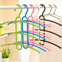 Plastic 3 Layer Fishbone Wardrobe Organizer Clothes Rack Clothes Hanger Space Saver